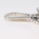 DOLCE&GABBANA Key Holder metal Black Silver Auth 167362M-10