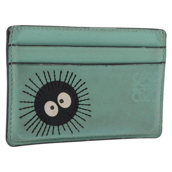 LOEWE × Studio Ghibli Susuwatari Spirited Away Card Case Leather Auth 167363M
