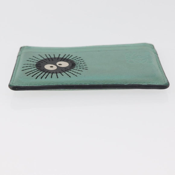 LOEWE × Studio Ghibli Susuwatari Spirited Away Card Case Leather Auth 167363M