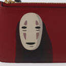 LOEWE × Studio Ghibli Spirited Away Kaonashi Card Case Leather Red Auth 167369M-2