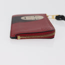 LOEWE × Studio Ghibli Spirited Away Kaonashi Card Case Leather Red Auth 167369M-4