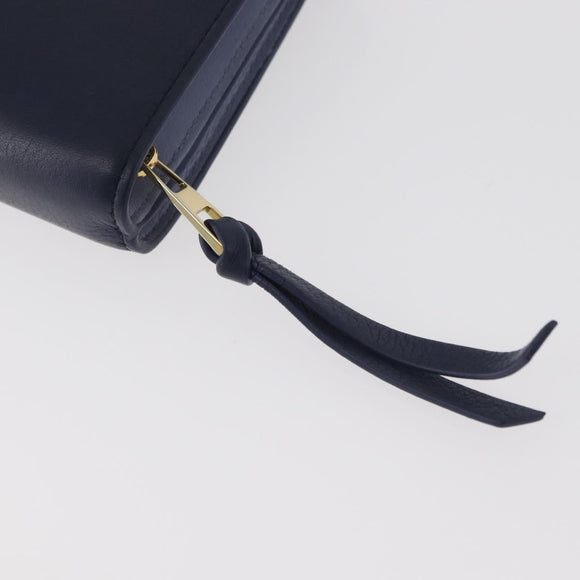LOEWE × Studio Ghibli Howl's Moving Castle Wallet Leather Navy Auth 167377SM