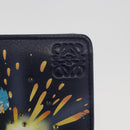 LOEWE × Studio Ghibli Howl's Moving Castle Wallet Leather Navy Auth 167377SM-19