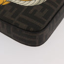 FENDI x FRGMT x POKÉMON Zucca Canvas Dragonfly Bag Black Brown Auth 167378SM-10