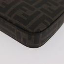 FENDI x FRGMT x POKÉMON Zucca Canvas Dragonfly Bag Black Brown Auth 167378SM-11