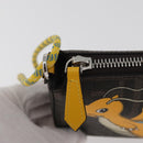 FENDI x FRGMT x POKÉMON Zucca Canvas Dragonfly Bag Black Brown Auth 167378SM-15