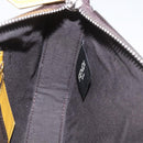 FENDI x FRGMT x POKÉMON Zucca Canvas Dragonfly Bag Black Brown Auth 167378SM-18