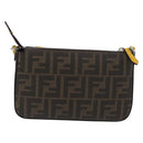 FENDI x FRGMT x POKÉMON Zucca Canvas Dragonfly Bag Black Brown Auth 167378SM-3