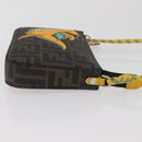 FENDI x FRGMT x POKÉMON Zucca Canvas Dragonfly Bag Black Brown Auth 167378SM-4