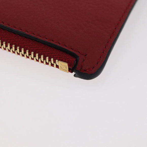 LOEWE × Studio Ghibli Spirited Away Kaonashi Card Case Red Gold Auth 167382SM