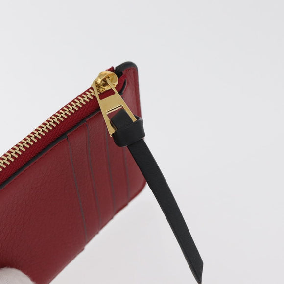 LOEWE × Studio Ghibli Spirited Away Kaonashi Card Case Red Gold Auth 167382SM
