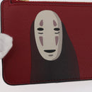 LOEWE × Studio Ghibli Spirited Away Kaonashi Card Case Red Gold Auth 167382SM-17