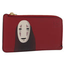LOEWE × Studio Ghibli Spirited Away Kaonashi Card Case Red Gold Auth 167382SM-1