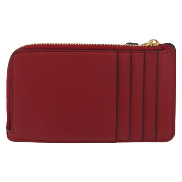 LOEWE × Studio Ghibli Spirited Away Kaonashi Card Case Red Gold Auth 167382SM