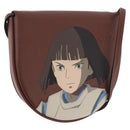 LOEWE × Studio Ghibli anagram Heel Pouch Haku Bag Leather Brown Auth 167385SM-1