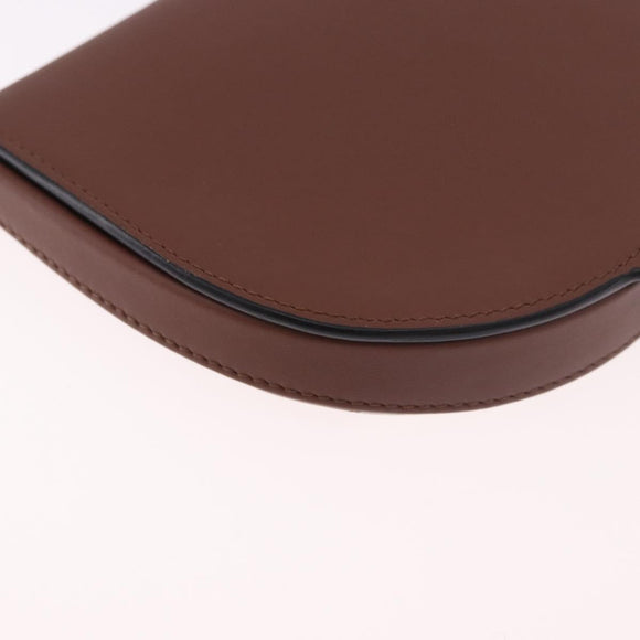 LOEWE × Studio Ghibli anagram Heel Pouch Haku Bag Leather Brown Auth 167385SM
