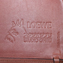 LOEWE × Studio Ghibli anagram Heel Pouch Haku Bag Leather Brown Auth 167385SM-19