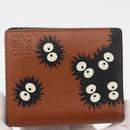 LOEWE × Studio Ghibli My Neighbor Totoro Pitch Black Wallet Brown Auth 167386SAM-17