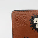 LOEWE × Studio Ghibli My Neighbor Totoro Pitch Black Wallet Brown Auth 167386SAM-18