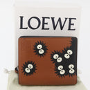 LOEWE × Studio Ghibli My Neighbor Totoro Pitch Black Wallet Brown Auth 167386SAM-12