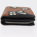 LOEWE × Studio Ghibli My Neighbor Totoro Pitch Black Wallet Brown Auth 167386SAM-3