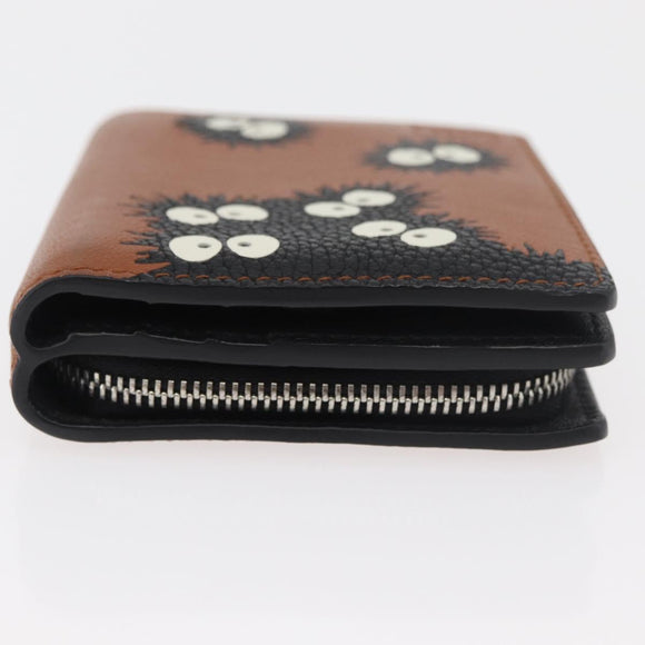LOEWE × Studio Ghibli My Neighbor Totoro Pitch Black Wallet Brown Auth 167386SAM