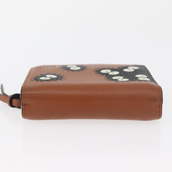 LOEWE × Studio Ghibli My Neighbor Totoro Pitch Black Wallet Brown Auth 167386SAM