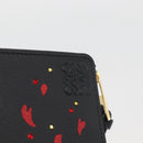 LOEWE × Studio Ghibli Howl's Moving Castle Wallet Leather Black Auth 167387SM-18