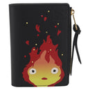 LOEWE × Studio Ghibli Howl's Moving Castle Wallet Leather Black Auth 167387SM-13