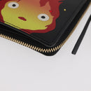 LOEWE × Studio Ghibli Howl's Moving Castle Wallet Leather Black Auth 167387SM-14