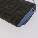 FENDI FENDI x FRGMT x POKÉMON Zucca Canvas Chain Wallet Mini Ryu Auth 167391SM-13