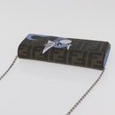 FENDI FENDI x FRGMT x POKÉMON Zucca Canvas Chain Wallet Mini Ryu Auth 167391SM-6