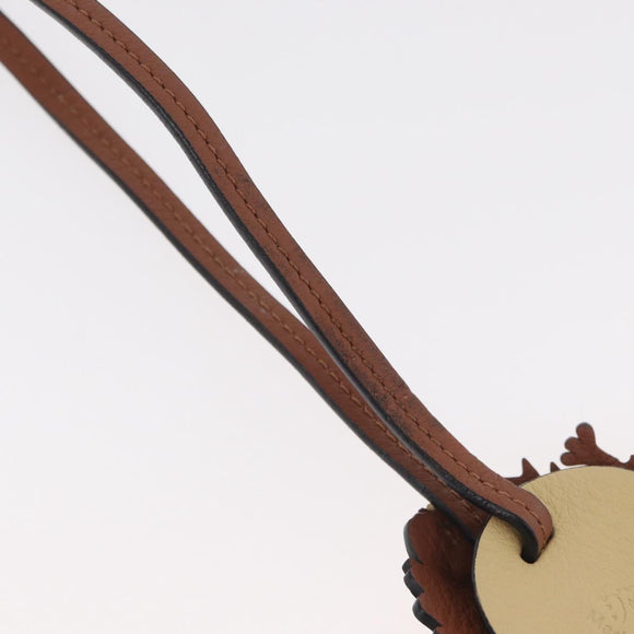 LOEWE × Studio Ghibli Howl's Moving Castle Hin Charm Leather Beige Auth 167392SM