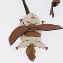 LOEWE × Studio Ghibli Howl's Moving Castle Hin Charm Leather Beige Auth 167392SM-2