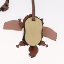 LOEWE × Studio Ghibli Howl's Moving Castle Hin Charm Leather Beige Auth 167392SM-7