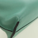 LOEWE × Ghibli Spirited Away Flamenco Clutch Mini Leather Green Auth 167395SM-16