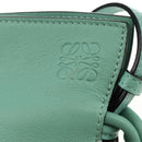 LOEWE × Ghibli Spirited Away Flamenco Clutch Mini Leather Green Auth 167395SM-18