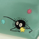 LOEWE × Ghibli Spirited Away Flamenco Clutch Mini Leather Green Auth 167395SM-19