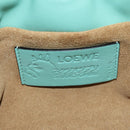LOEWE × Ghibli Spirited Away Flamenco Clutch Mini Leather Green Auth 167395SM-21
