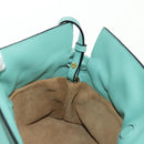 LOEWE × Ghibli Spirited Away Flamenco Clutch Mini Leather Green Auth 167395SM-22