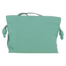 LOEWE × Ghibli Spirited Away Flamenco Clutch Mini Leather Green Auth 167395SM-2