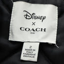 Coach x Disney Double Riders Jacket Leather Black Auth 167402M-17