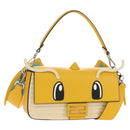 FENDI Dragonite FENDIxFRGMTxPOKÉMON Mamma Baguette Bag Leather Auth 167404SM-1