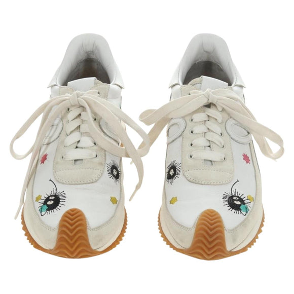 LOEWE × Studio Ghibli Susuwatari Spirited Away Sneakers White Auth 167405SAM
