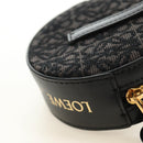 LOEWE × Studio Ghibli Cookie Pouch No-Face Bag Canvas Black Gold Auth 167410SM-18