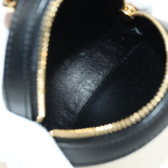LOEWE × Studio Ghibli Cookie Pouch No-Face Bag Canvas Black Gold Auth 167410SM