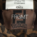 FENDI x FRGMT x POKÉMON ZUCCA Canvas Bucket Hat Mini-Dragon Brown Auth 167411SM-16