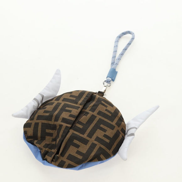FENDI x FRGMT x POKÉMON ZUCCA Canvas Bucket Hat Mini-Dragon Brown Auth 167411SM