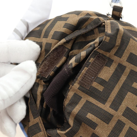 FENDI x FRGMT x POKÉMON ZUCCA Canvas Bucket Hat Mini-Dragon Brown Auth 167411SM