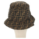 FENDI x FRGMT x POKÉMON ZUCCA Canvas Bucket Hat Mini-Dragon Brown Auth 167411SM-2
